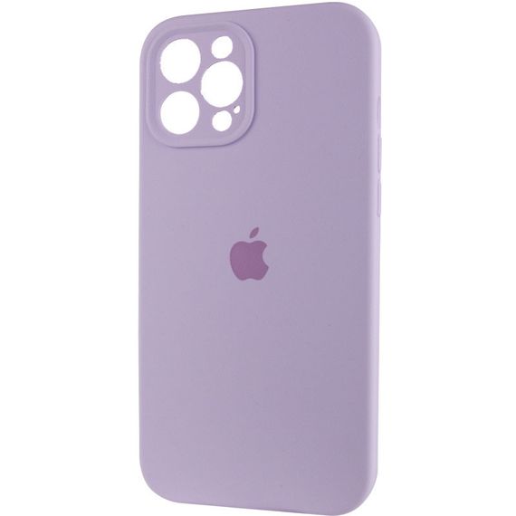 Чохол Silicone Case Full Camera Protective (AA) для Apple iPhone 12 Pro (6.1") Бузковий/Lilac | Зображення 2