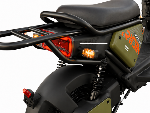 Електроскутер Crosser CR-4 PRO 1200W, LiFePO4 76.8 V 30 Ah, до 25 км/год, дискові гальма, безкамерні шини Зелений | Зображення 4