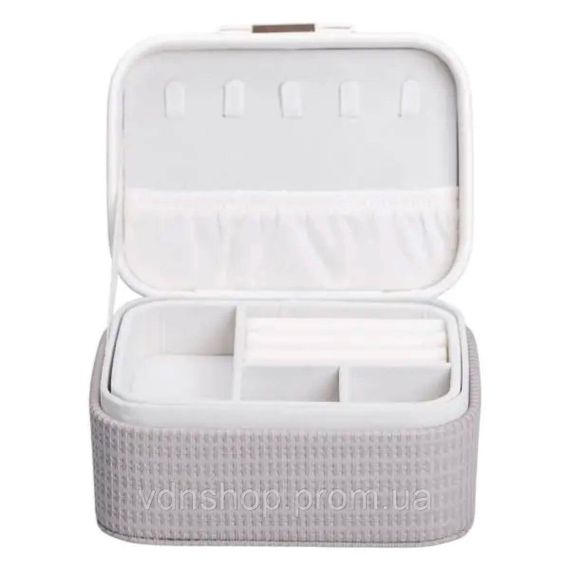 Скринька для прикрас з еко шкіри 15.5×11.5×8.5 ​​органайзер для ювелірних виробів HP-5-37BE