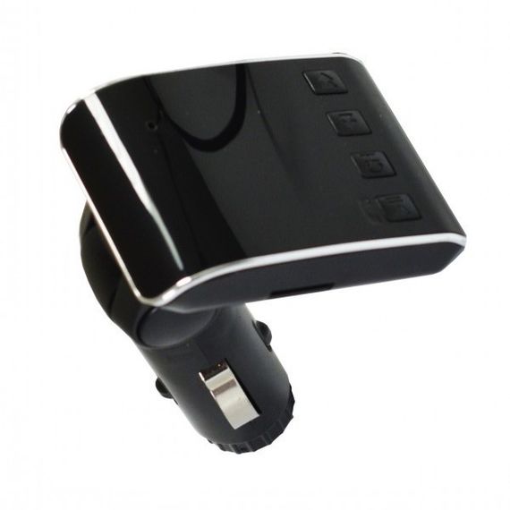 Автомобільний FM Модулятор HZ H22BT ∙ FM-трансмітер з Bluetooth від прикурювача з USB портом + Кабель USB + Кабель iPhone | Зображення 2