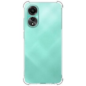Прозорий Силіконовий чохол з посиленими кутами для Oppo A38