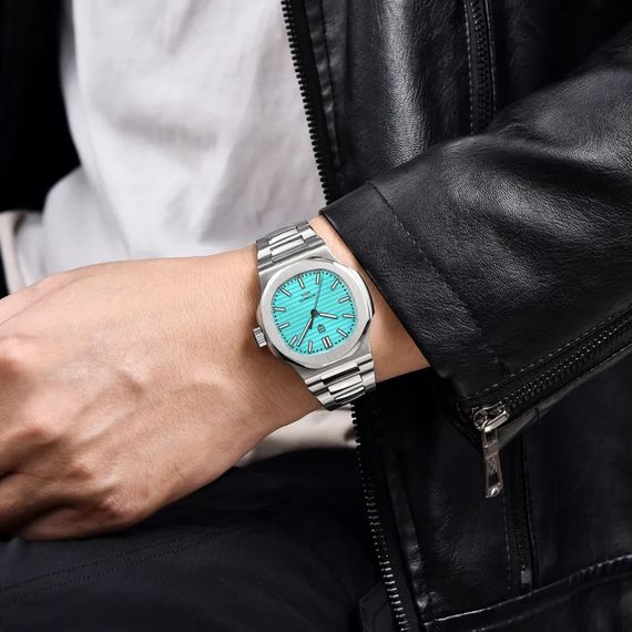 Годинник P2agani Design PD-1728 Silver-Tiffany | Зображення 3