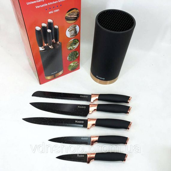 Набір кулінарних ножів, Нержавіючий кухонний ніж, Набори ножів, Сучасні кухонні ножі YM-48 | Зображення 4