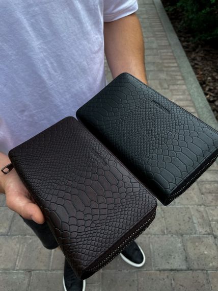 Клатч на дві блискавки з фактурною натуральною шкірою MC-086-5902С | Зображення 6