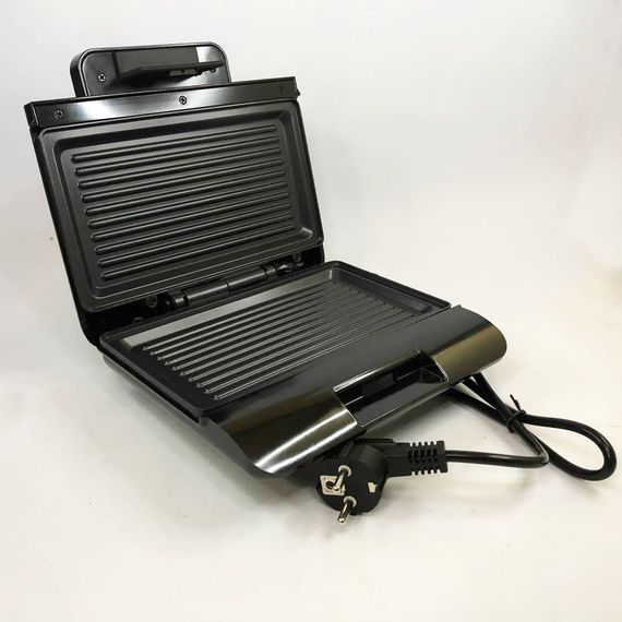 Гриль двухсторонний контактный, Прижимной гриль для булочек и сэндвичей, Грильница для стейков OT-81 | Зображення 7