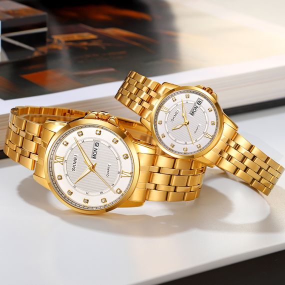 Жіночий годинник Skmei 2085GDSI Gold-Silver | Зображення 3