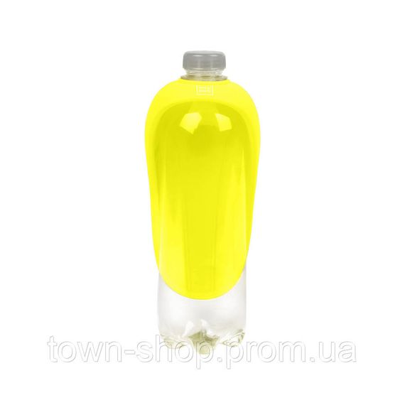 Поилка-насадка на бутылку WAUDOG Silicone, 165х90 мм желтый | Зображення 3