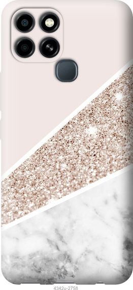 Чехол на Infinix Smart 6 Пастельный мрамор "4342u-2758-17620"