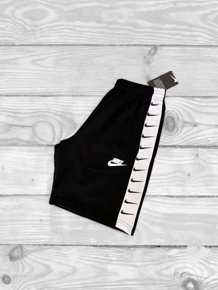Чоловічі шорти Nike чорні (лампас) | Зображення 5