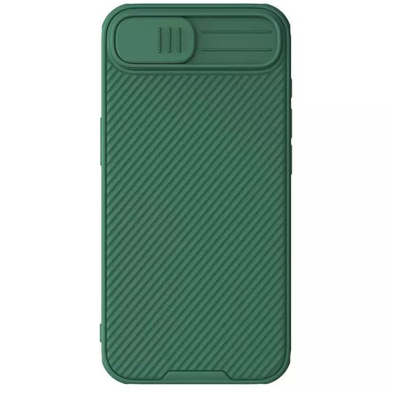 Карбонова накладка Nillkin CamShield Pro для Apple iPhone 16e (6.1") Deep Green