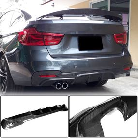 Дифузор заднього бампера V1 (для F34 M-Sport, Карбон) для BMW 3 серія F-30/31/34 2012-2019 рр