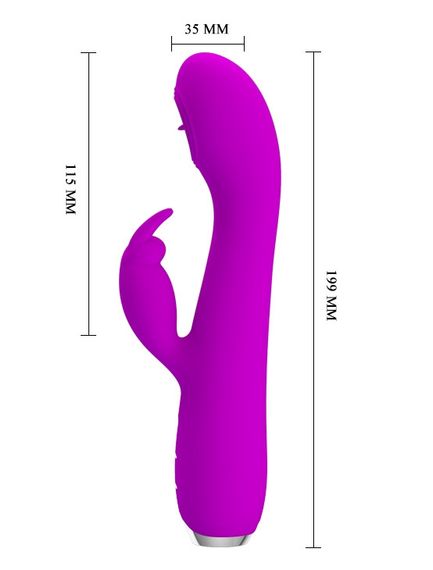 Премиальный вибратор с язычком Pretty Love - RACHEL, BI-014783 sexstyle | Зображення 5