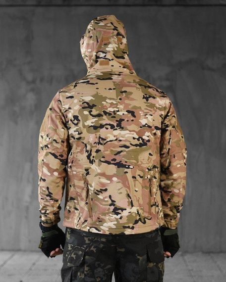 Демісезонна тактична куртка Soft Shell Windstoper мультікам ВТ6541 | Зображення 6