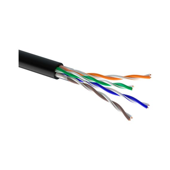 Кабель мережевий OK-Net UTP cat.5e 305м зовнішній (U/UTP-cat.5Е) (КПП-ВП (100) 4х2х0,51)