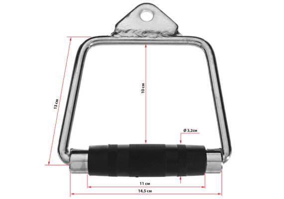 Ручка для тяги EasyFit гумова закрита (EF-8095) | Зображення 3