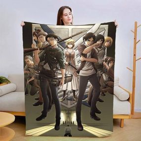 Плед 3D Атака титанів 13875 160х200 см