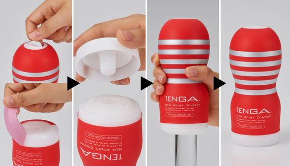 Мастурбатор VACUUM TENGA CUP, сумісний з насадками Tenga Vacuum Controller I та II, Tenga VACUUM MAX | Зображення 4