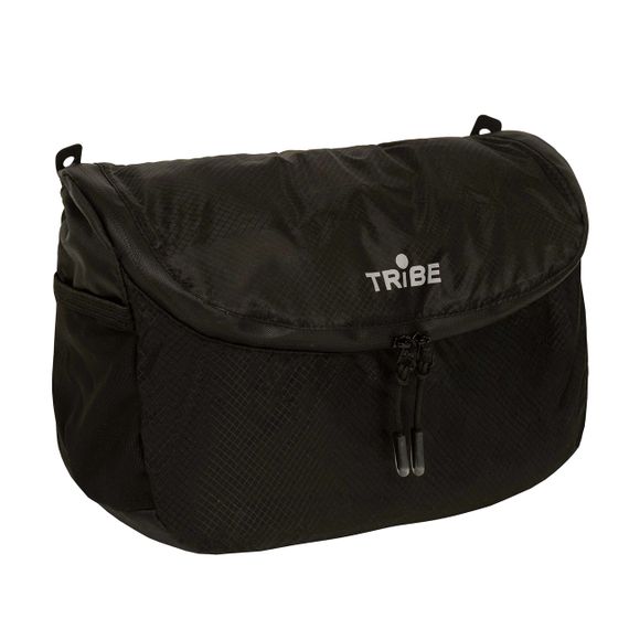Косметичка Tribe Wash Organizer підвісна, дорожня косметичка-органайзер трайб, для гігієни в похід та подорож, чорна 4л