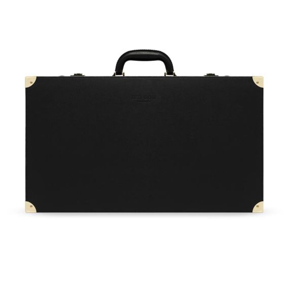 Набор для BDSM Bedroom Fantasies: Bondage Suitcase 13 Pcs - Cow Leather, Чорний-червоний | Зображення 5
