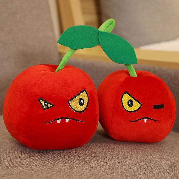 М'яка Іграшка Plants vs Zombies Вишня Подвійна 30 см Рослини Проти Зомбі