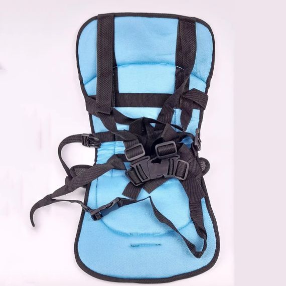 Детское бескаркасное автокресло Multi Function Car Cushion до 12 лет. HK-213 Цвет: синий