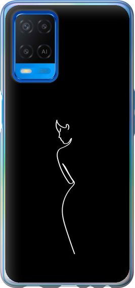 Чехол на Oppo A54 Силуэт1 "4590u-2306-17620"