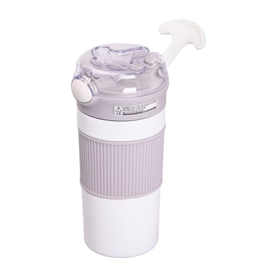 Термочашка з трубочкою 400 мл бежева HPGM3001BE | Зображення 1