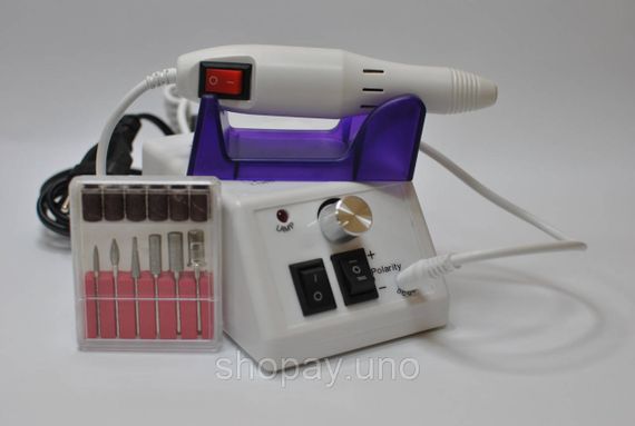 Фрезер для маникюра Manicure Pedicure set Mercedes-2000 с набором фрез, 10 Вт Armor grinder | Зображення 4