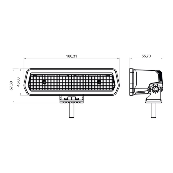 Світлодіодна фара StarLight SL-W0830F ближнє розсіяне світло, прожектор WHITE 30W 3000Lm 5700K 12/24V | Зображення 1