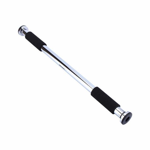 Турнік розсувний PowerPlay 4128 Pull Up Bar (60-90см.) Steel/Black | Зображення 1