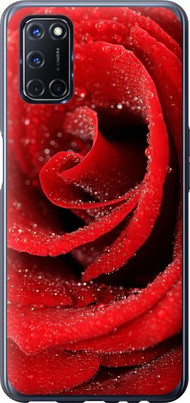 Чехол на Oppo A52 Красная роза "529u-1930-17620"