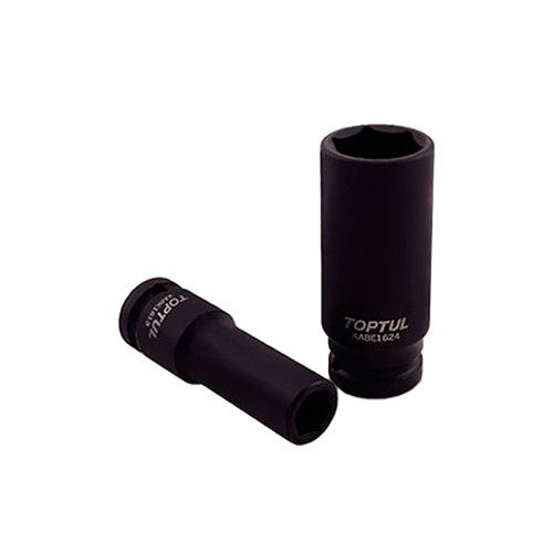 Набор ударных головок 1/2" 8-32мм 32ед короткие+длинные TOPTUL GDAD3201 | Зображення 4