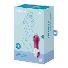 Вакуумный стимулятор клитора SATISFYER Lucky Libra, с вибрацией, силикон Sex Aura