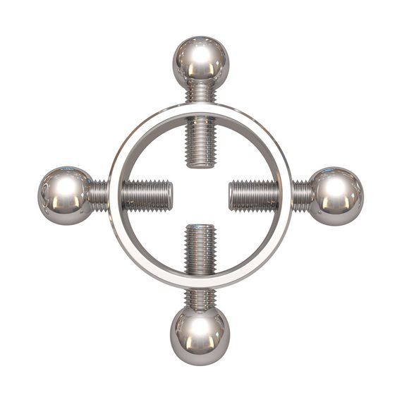 Затискачі на соски Chisa Sins Metal з чотирма болтами sexstyle | Зображення 4