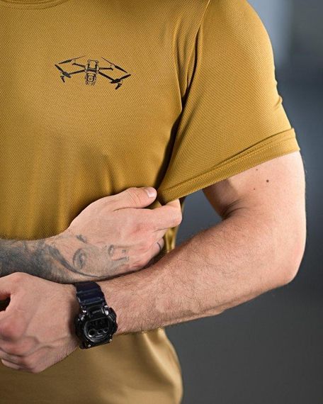 Тактична потоотводна футболка War drones coyot ПП4699 | Зображення 3