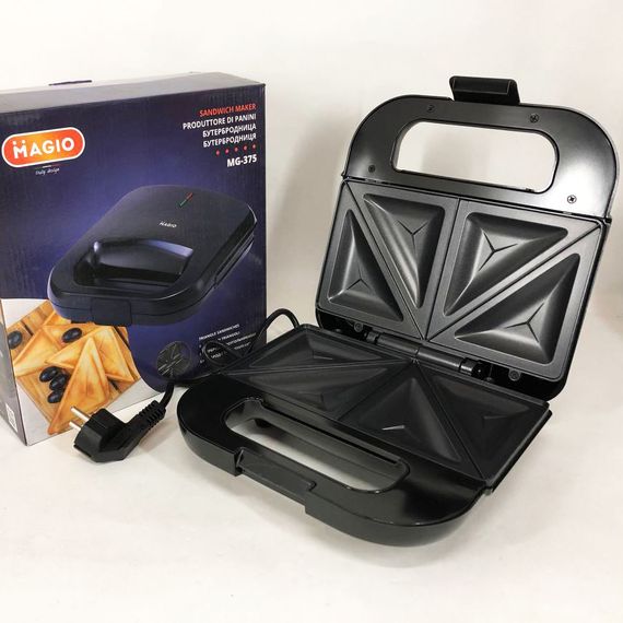 Сендвичница бутербродов MAGIO MG-375, Бутербродницы для дома, Сендвичница бытовая WF-62 | Зображення 2