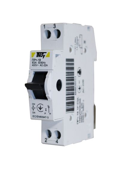 Переключатель-разъединитель ПРт-18 "1-0-2" 1Р 63А Ny95506268 | Зображення 6