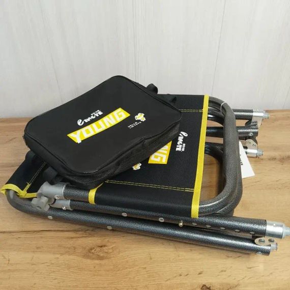 Складаний телескопічний стілець до 150 кг, ven-1252 / Стілець для рибалки / Складне крісло | Зображення 4