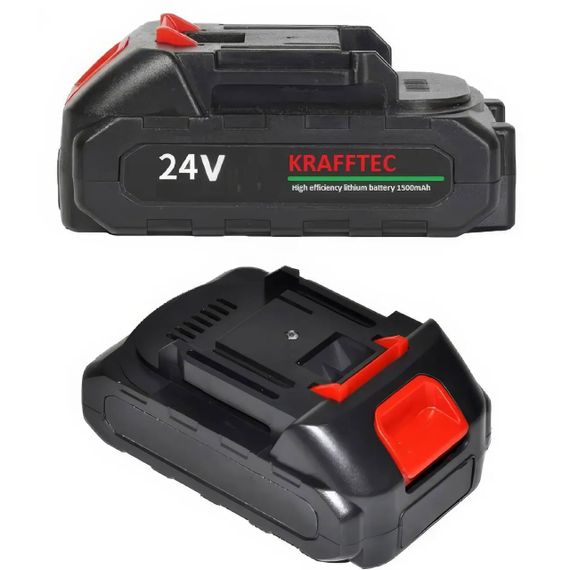 Літій-іонний акумулятор KRAFFTEC 24V 1500mAh для електроінструментів, Акумулятори для дриля шуруповерта | Зображення 4