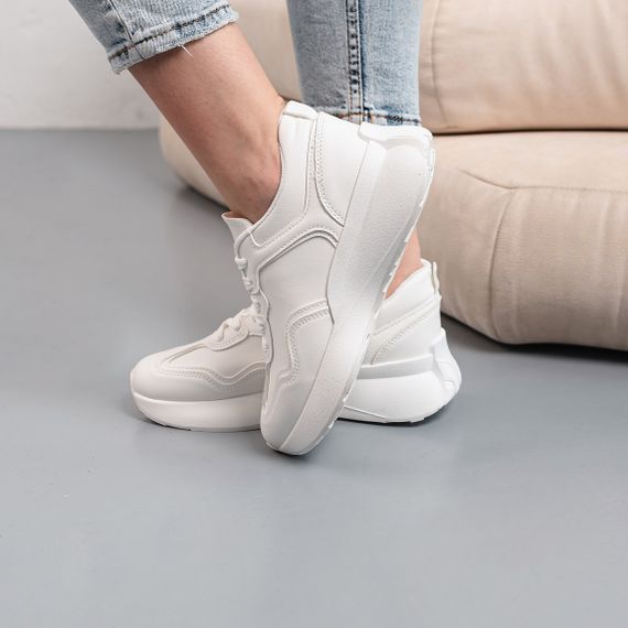 Кроссовки женские Fashion Cecil 3942 38 размер 245 см Белый | Зображення 2