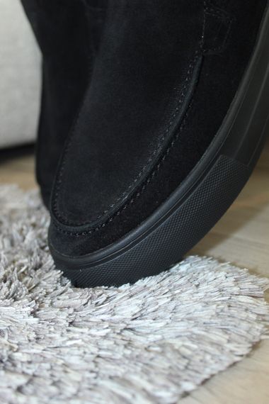 Чорні замшеві лофери – комфорт і стиль у кожному кроці 44 розмір | Зображення 3