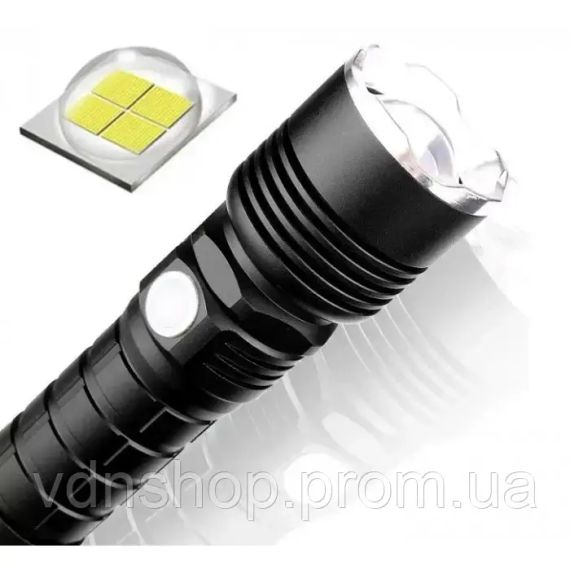 Фонарь Bailong P57- HP50 тактический супер-мощный ZOOM, USB зарядка | Зображення 2