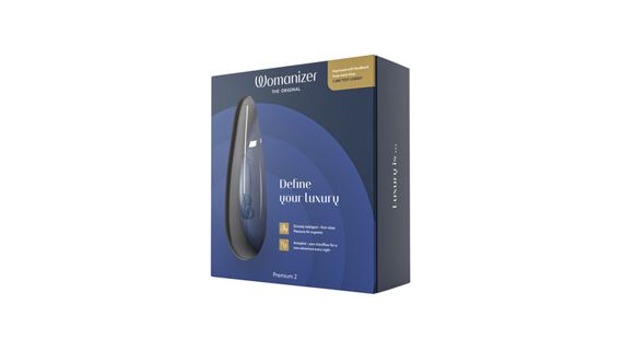 Вакуумний кліторальний стимулятор Womanizer Premium 2 - Blueberry, функції Autopilot та Smart Silence | Зображення 7