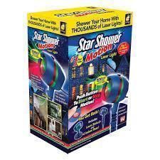 Лазерний зірковий проектор Star Shower Motion Laser Light Projector Новорічний світловий проектор для дому | Зображення 3