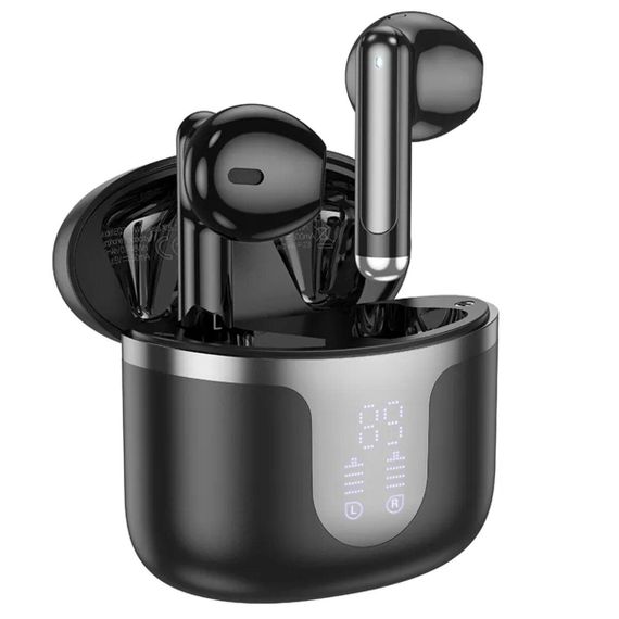 Навушники HOCO EQ7 Snowflake true wireless BT headset Black