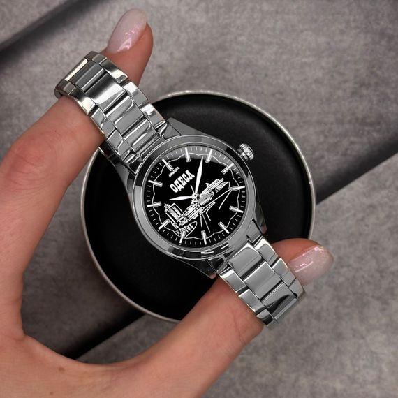 Жіночий годинник Awarder 035 Одеса II Silver-Black | Зображення 3