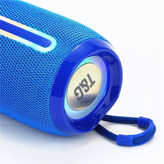 Портативна Bluetooth-колонка TG653 USB з ремінцем. UC-993 Колір: синій | Зображення 5
