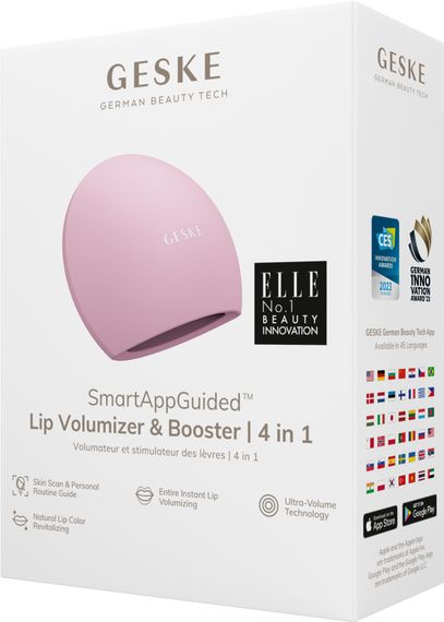 Пристрій для збільшення обʼєму губ GESKE Lip Volumizer&Booster 4в1 Big white, Рожевий | Зображення 7