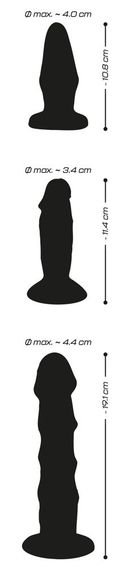 Набір анальних пробок - Crystal Clear Anal Training Set sexstyle | Зображення 7