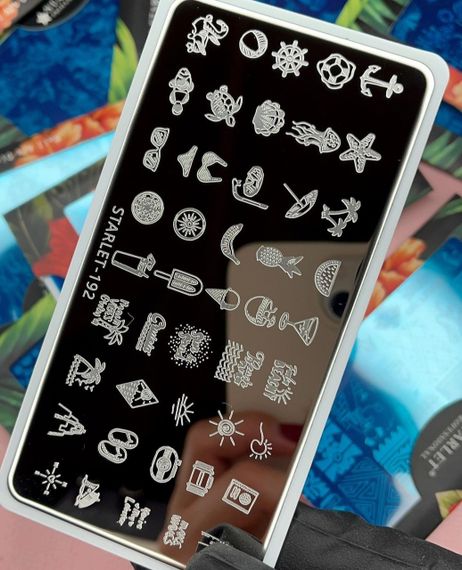 Пластина 192 для стемпинга Starlet Professional (12х6см)